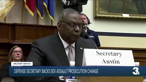 Defense Secretary Backs Sex Assault Prosecution Case Youtube
