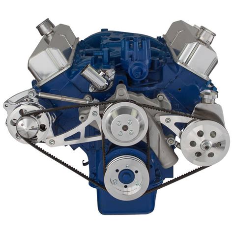 Ford 390 Fe Engine V Belt Pulley System Saginaw Pump