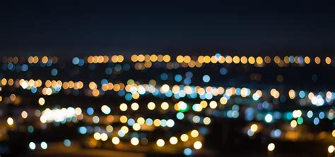 Bokeh City Night Light And Blur Abstract Background 2458202 Stock Photo