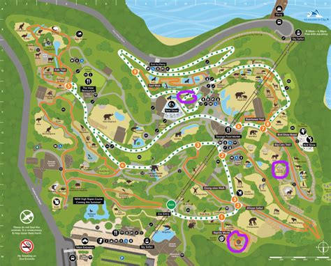 Zoo Map - Taronga Zoo Excursion