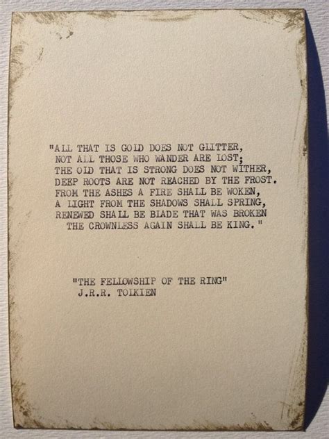 Pin By Marga Snyder On Things I Love Tolkien Quotes Typewriter