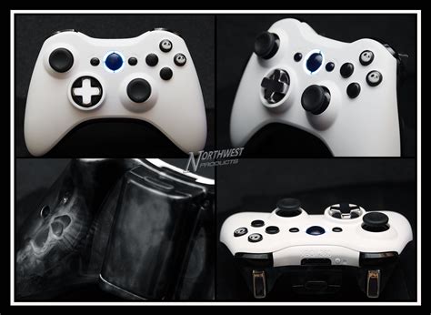 Nightmare Custom Xbox360 Wireless Controller With Hydro Dipped