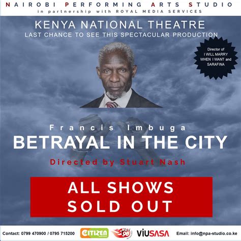Get your tickets to Betrayal in the City