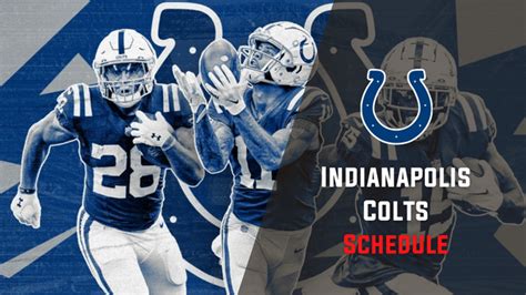 Indianapolis Colts Schedule 2023 2024 Dates Times Tv Channels