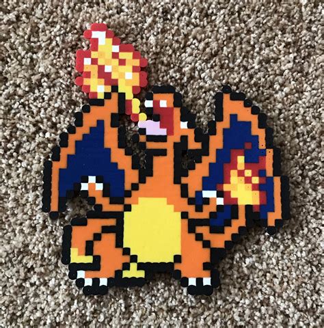 Perler Bead Pokemon Charizard Pokemon Perler Beads Perler Beads The