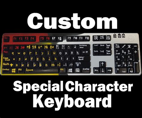 Custom Special Character Keyboard 7 Steps With Pictures Instructables