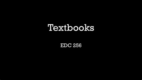 Textbook Help Youtube