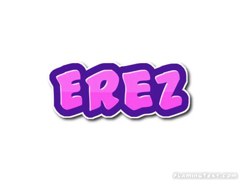 Erez Logo Free Name Design Tool From Flaming Text