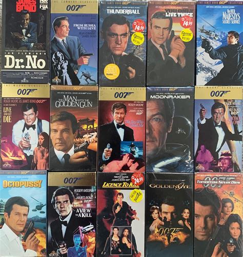 The James Bond 007 Collection Sean Connery Roger Moore Pierce Brosnan