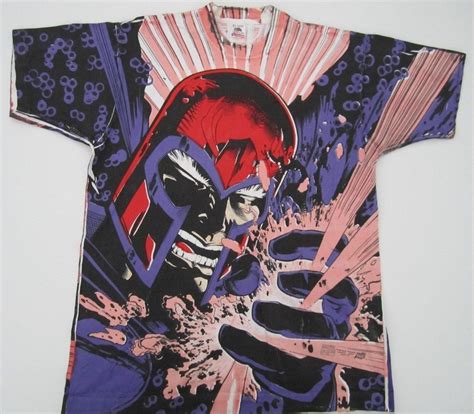 Vintage Xl Marvel Comics Magneto S T Shirt Marvel Tshirt Marvel Shirt Comic Shirts