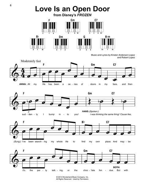 Disney Sheet Music Piano Free Printable Printable Templates