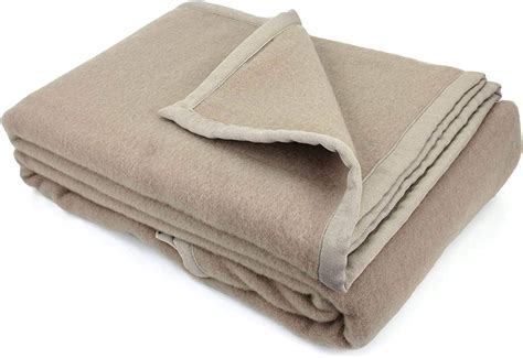 Linnea Blanket 220 X 240 Cmpure Virgin Wool Lambswool 360 Gm² Brown