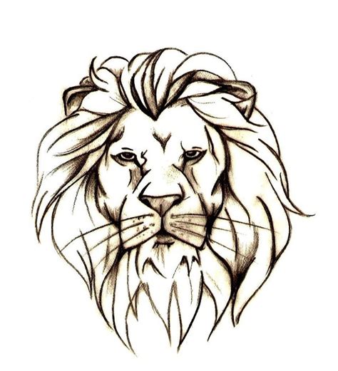 Lion Tattoo Drawing Picture Drawing Skill