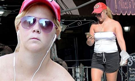Amy Schumer Grabs A Pastry Before Heading Out For Some Exercise Daily