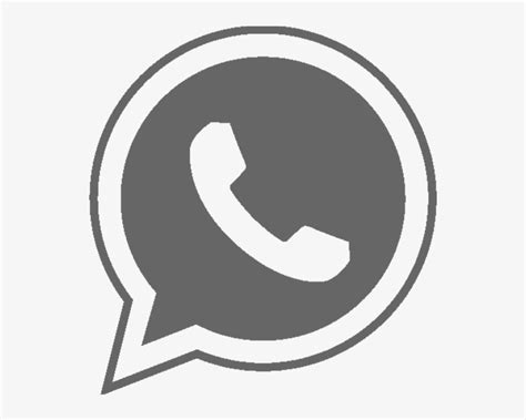 Logo Whatsapp Png Blanco Whatsapp Icon Grey Png 576x576 Png