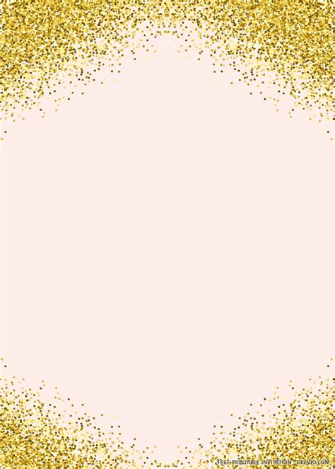 Pink And Gold Template Free Printable Templates