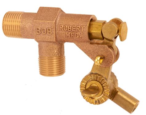 Buy Robert Manufacturing R900 Series Bob Red Brass Float Valve With Fluted Plunger 1 Npt Male