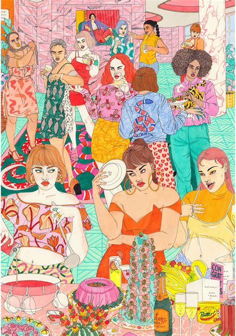 Laura Callaghan Illustrates Fierce Fashionable Females • Inkygoodness