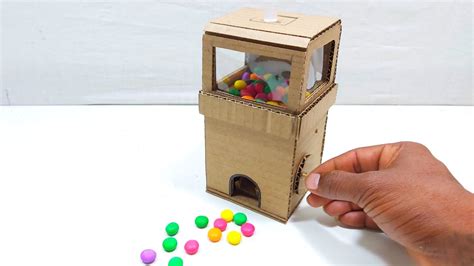 How To Make Candy Dispenser Machine Easy At Home Diy Candy