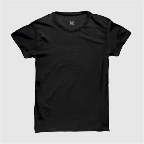 Black Plain T Shirt Black Solid T Shirts Nikfashions