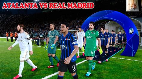 Atalanta host real madrid in the uefa champions league round of 16 on 24 february at 21:00 cet. PES 2020 | ATALANTA VS REAL MADRID UEFA Champions League 2020 - YouTube