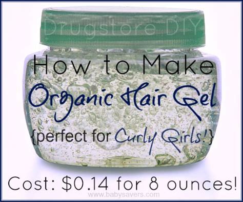 Diy Homemade Organic Hair Gel Recipe 2 Ingredients And It Only Takes