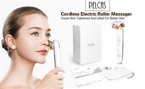 Pelcas Cordless 3d Electric Roller Massager Neck And Face Body Skin Care Beauty 3d