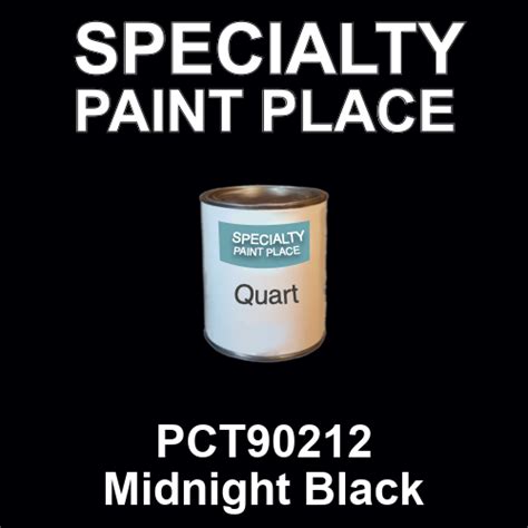 Pct Midnight Black Ppg Touch Up Paint Quart