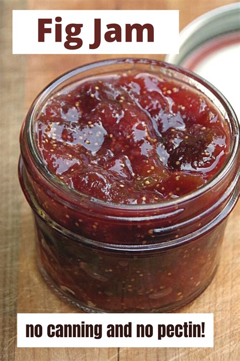 Fig Jam Is Easy To Make With No Canning Required Recipe Fig Jam