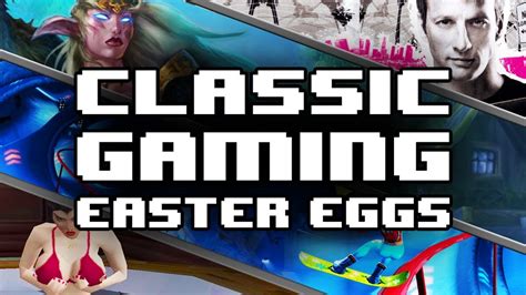 The Best Easter Eggs In Classic Video Games Youtube