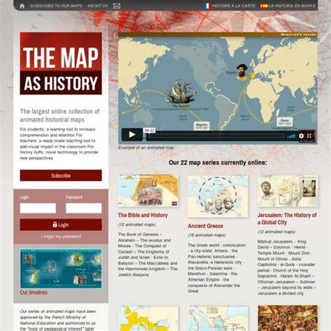 The Map As History A Multimedia Atlas Of World History With Animated