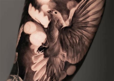 10 best dove tattoo with clouds ideas that will blow your mind