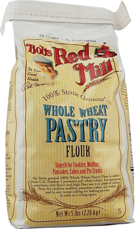 Bobs Red Mill Whole Wheat Pastry Flour 5 Lbs Bobs Red Mill