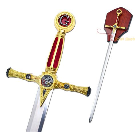45 Masonic Ceremonial Knight Templar Sword Freemasonry