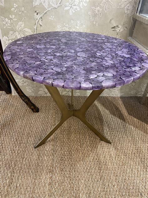 Fast shipping & bulk pricing! Amethyst Round Table - Cayen Home