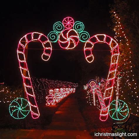Christmas Light Outdoor Candy Cane Arch Ichristmaslight