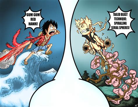 Naruto Vs Luffy In A Eating Contest Battles Comic Vine