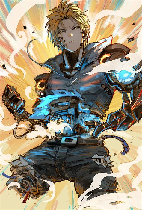 Share the best gifs now >>>. Genos (One Punch Man) | page 2 of 9 - Zerochan Anime Image ...