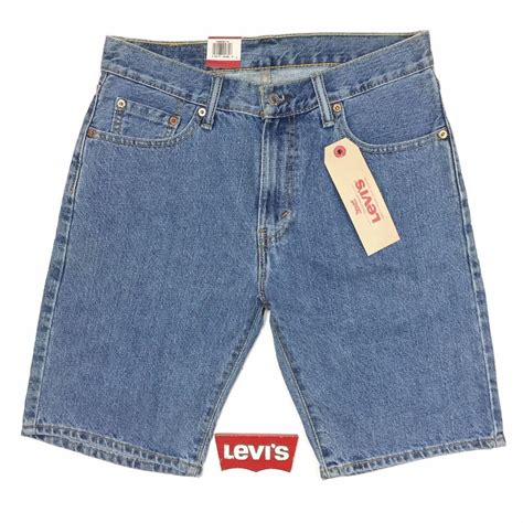 Levis 505 Denim Jeans Shorts All Sizes Medium Blue Hemmed Wash Regular Fit
