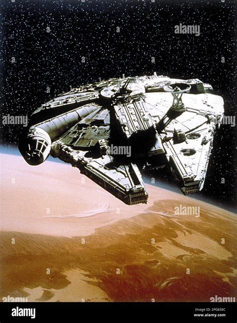 Star Wars Millennium Falcon Stock Photo Alamy