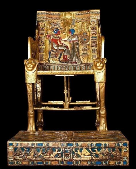 Throne Of Tutankhamun Inside The Egyptian Museum In Cairo Tutankhamun Ancient Egypt Ancient