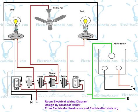 Switched Schematic Wiring Diagrams For Bedroom