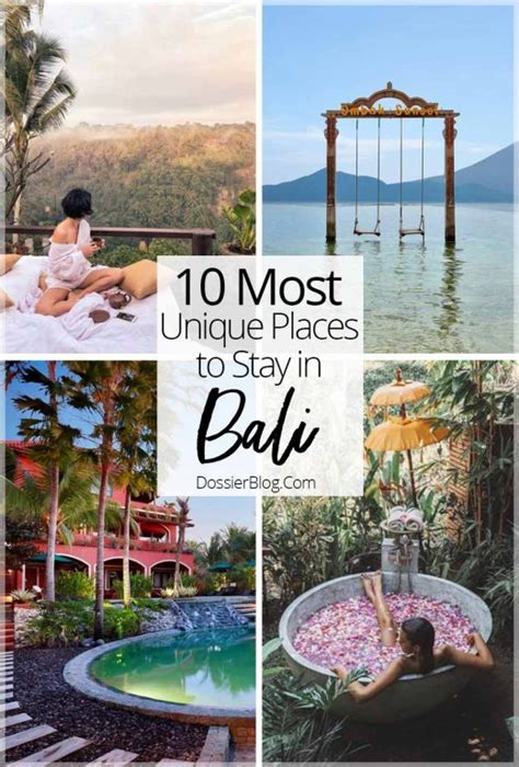 10 Most Unique Places to Stay in Bali - Dossier Blog