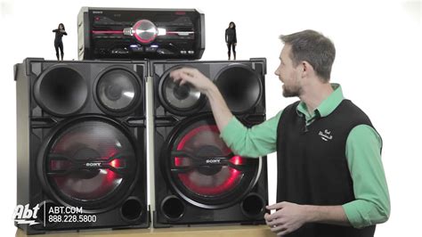 Easy Cs Overview Of The Huge Sony Lbt Sh2000 Dj Sound System 2000w Of