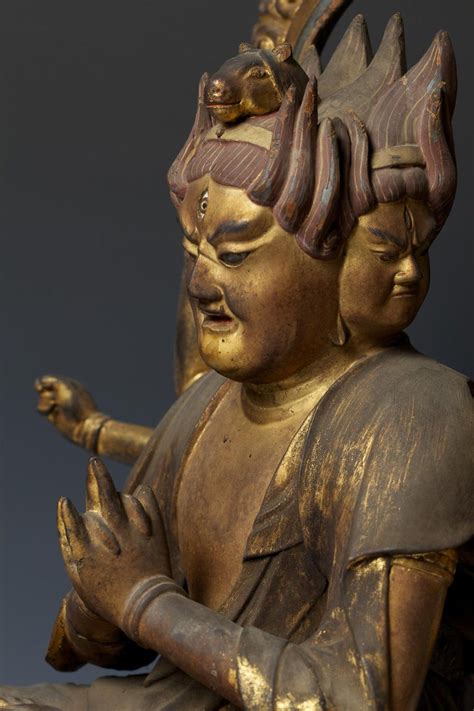 Japanese Buddhist Wooden Sculpture Bato Kannon 17th Century At 1stdibs