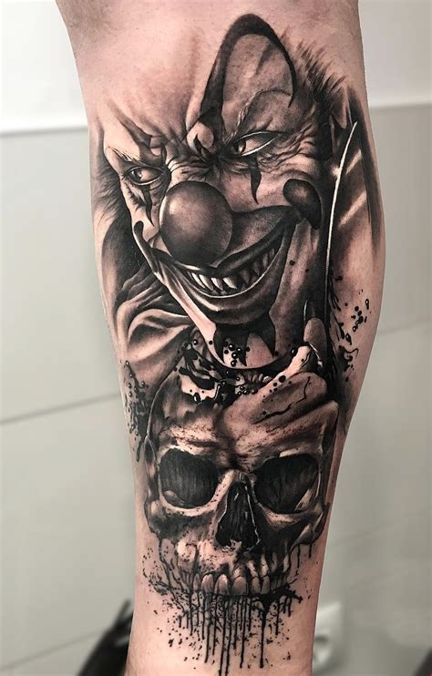 Clown Forearm Tattoos
