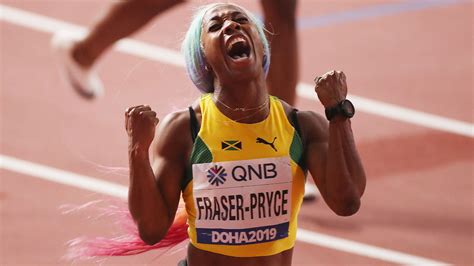 Jamaicas Shelly Ann Fraser Pryce Wins 4th 100m Worlds Title India Tv