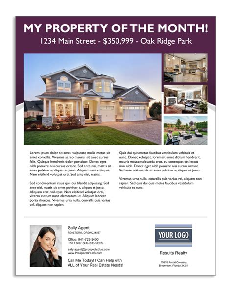 Real Estate Open House Flyer Template Free