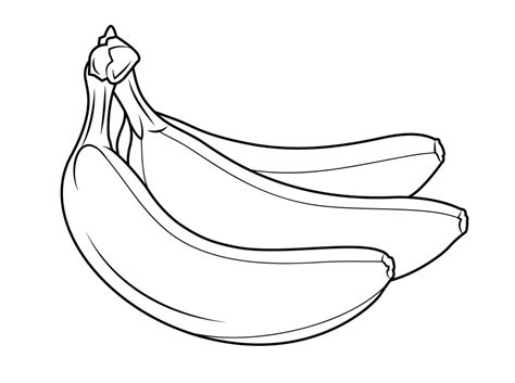 This fruit is very nutritious. Banana Coloring Pages - Best Coloring Pages For Kids