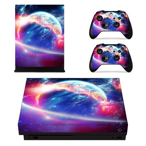 Planet On Galaxy Xbox One X Skin Decal For Console And 2